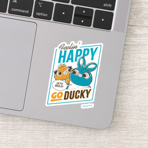 Toy Story 4  Feelin Happy Go Ducky Sticker