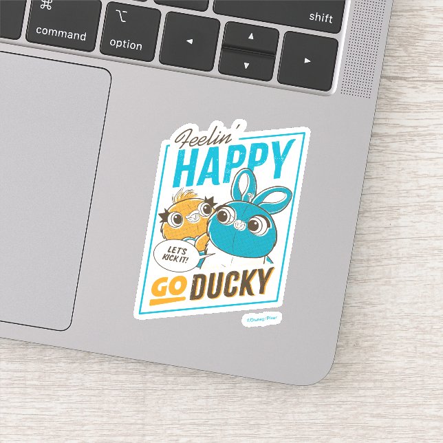 Toy Story 4 | Feelin' Happy Go Ducky Sticker (Detail)