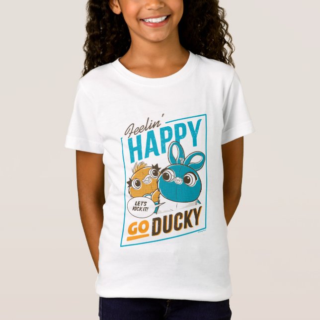 Toy Story 4 | Feelin' Happy Go Ducky T-Shirt (Front)