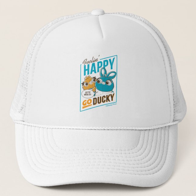 Toy Story 4 | Feelin' Happy Go Ducky Trucker Hat (Front)