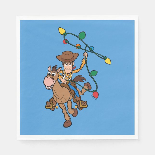 Toy Story 4 | Forky & Candy Cane Napkins (Front)