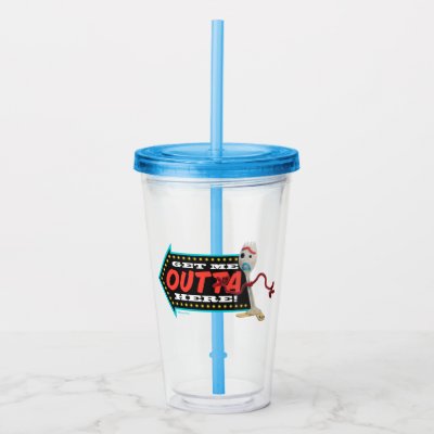 Toy Story 4 | Forky &quot;Get Me Outta Here&quot; Acrylic Tumbler