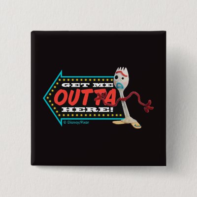 Toy Story 4 | Forky "Get Me Outta Here" Button