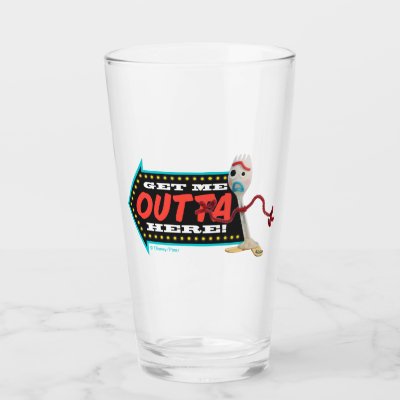 Toy Story 4 | Forky "Get Me Outta Here" Glass