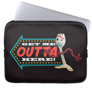 Toy Story 4 Forky "Get Me Outta Here" Laptop Sleeve