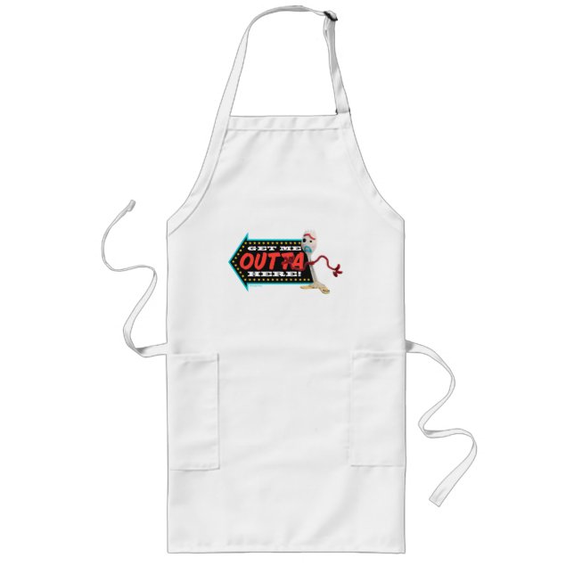 Toy Story 4 | Forky "Get Me Outta Here" Long Apron (Front)