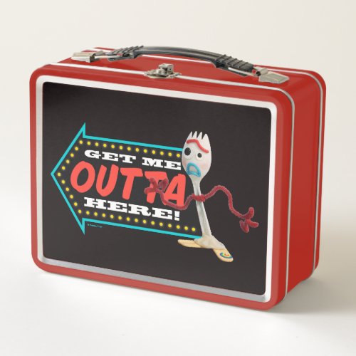 Toy Story 4  Forky Get Me Outta Here Metal Lunch Box