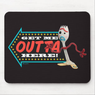Toy Story 4 Forky "Get Me Outta Here" Mouse Pad