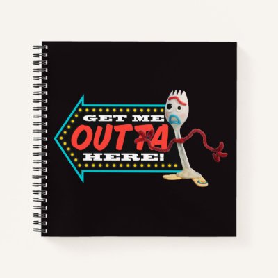 Toy Story 4 | Forky "Get Me Outta Here" Notebook