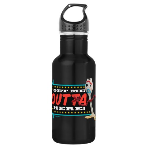Toy Story 4  Forky Get Me Outta Here Stainless Steel Water Bottle