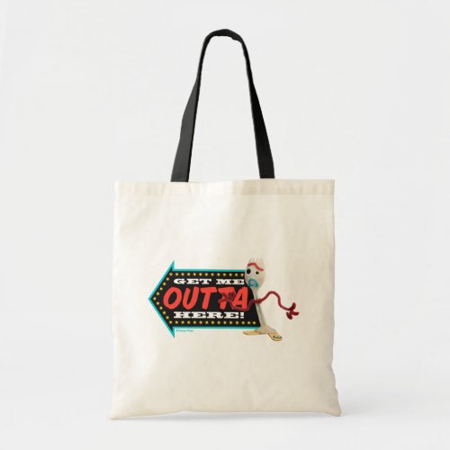 Toy Story 4  Forky Get Me Outta Here Tote Bag