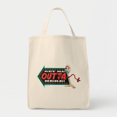 Toy Story 4  Forky Get Me Outta Here Tote Bag