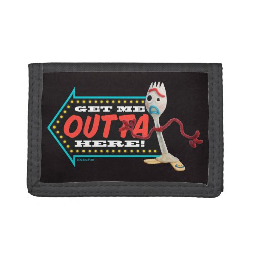 Toy Story 4  Forky Get Me Outta Here Trifold Wallet