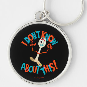 Toy Story 4 Forky "I Don't Know About This!" Keychain