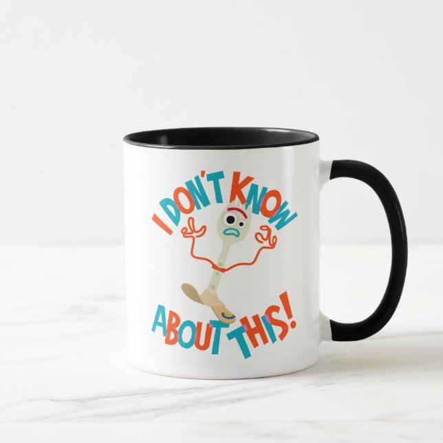 Toy Story 4 | Forky "I Don't Know About This!" Mug (Right)