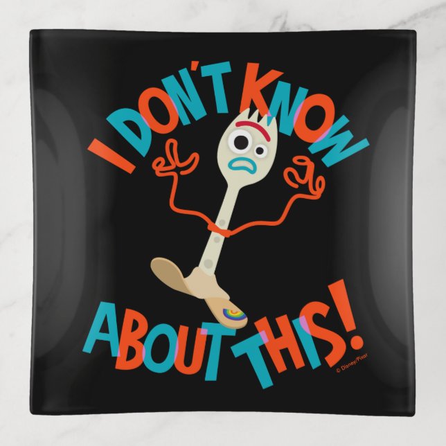 Toy Story 4 | Forky "I Don't Know About This!" Trinket Tray (Front)