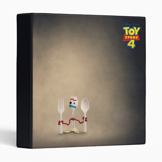 Toy Story 4 | Forky Theatrical Poster 3 Ring Binder (Front/Spine)