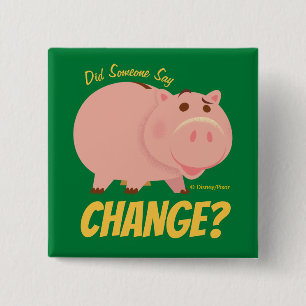 Toy Story 4 Hamm Illustration Button