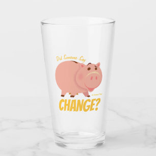 Toy Story 4 Hamm Illustration Glass