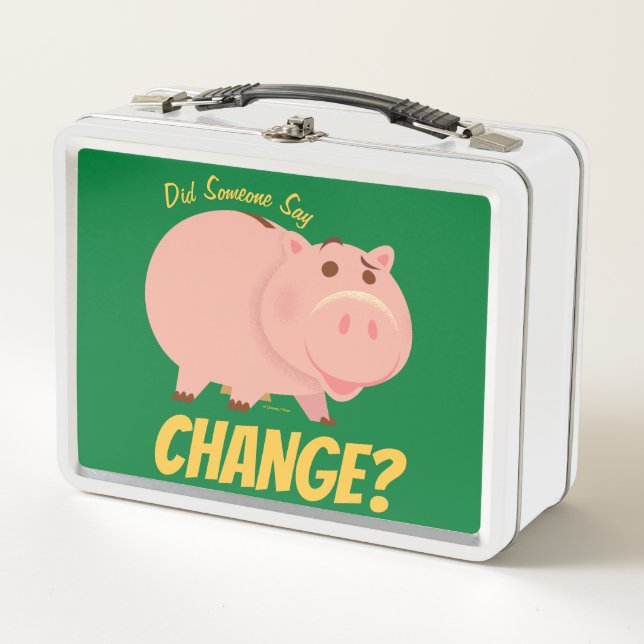 Toy Story 4 | Hamm Illustration Metal Lunch Box (Front)