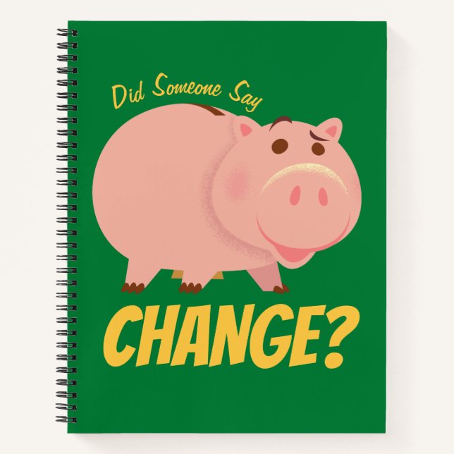 Toy Story 4 | Hamm Illustration Notebook (Front)