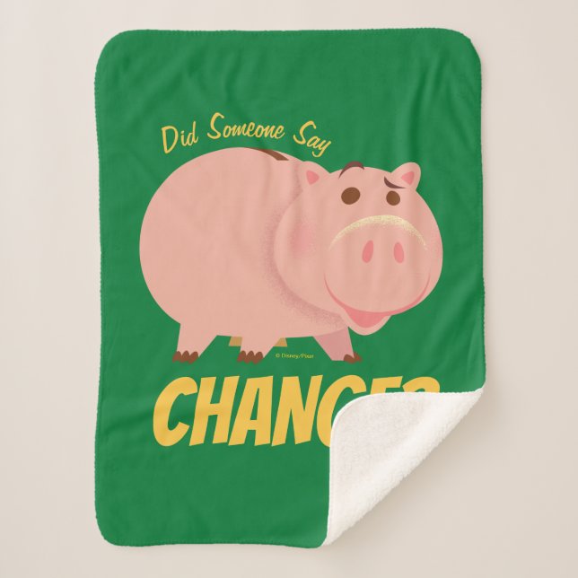 Toy Story 4 | Hamm Illustration Sherpa Blanket (Front)