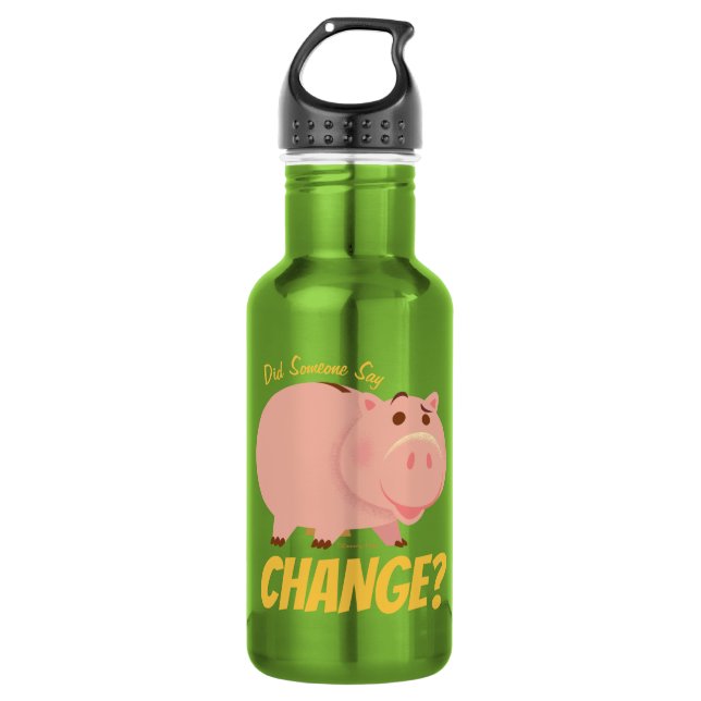 Toy Story 4 | Hamm Illustration Stainless Steel Water Bottle (Front)