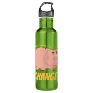 Toy Story 4 Hamm Illustration Stainless Steel Water Bottle