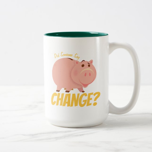 Toy Story 4 | Hamm Illustration Two-Tone Coffee Mug (Right)