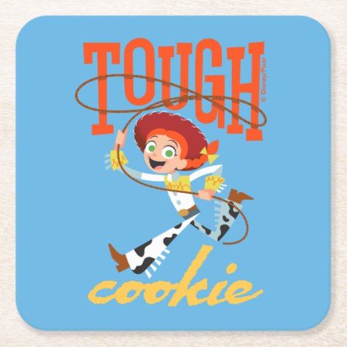Toy Story 4  Jessie Tough Cookie Square Paper Coaster