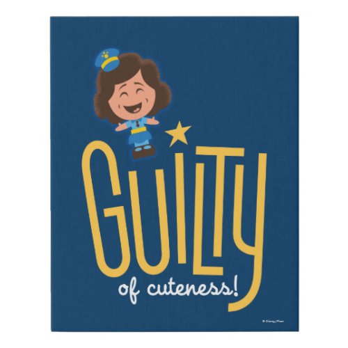 Toy Story 4  McDimples Guilty of Cuteness Faux Canvas Print