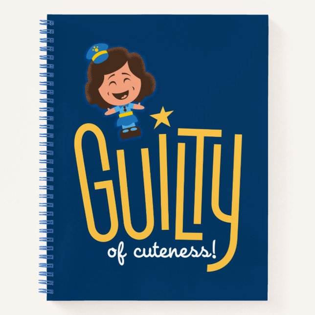 Toy Story 4 | McDimples "Guilty of Cuteness" Notebook (Front)