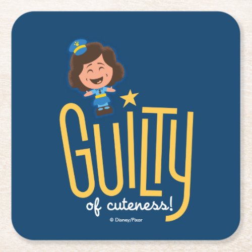 Toy Story 4  McDimples Guilty of Cuteness Square Paper Coaster