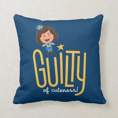 Toy Story 4 | McDimples &quot;Guilty of Cuteness&quot; Throw Pillow