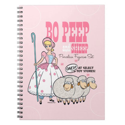Toy Story 4  Retro Bo Peep Figure Set Ad Notebook