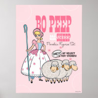 Toy Story 4 | Retro Bo Peep Figure Set Ad Poster