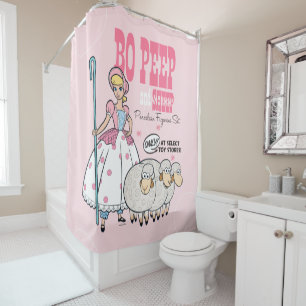 Toy Story 4   Retro Bo Peep Figure Set Ad Shower Curtain