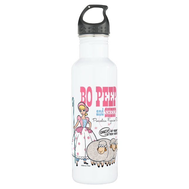 Toy Story 4 | Retro Bo Peep Figure Set Ad Stainless Steel Water Bottle (Front)