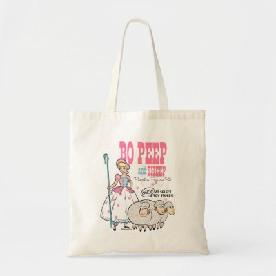 Toy Story 4 | Retro Bo Peep Figure Set Ad Tote Bag