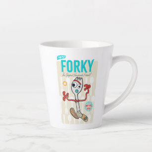 Toy Story 4   Retro Forky Toy Ad Latte Mug