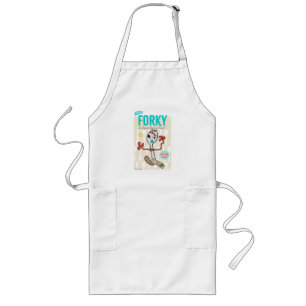 Toy Story 4 Retro Forky Toy Ad Long Apron