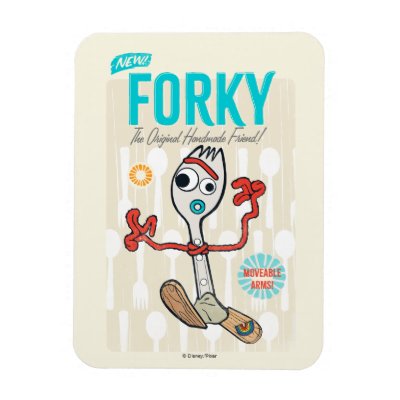 Toy Story 4 | Retro Forky Toy Ad Magnet