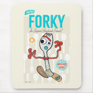 Toy Story 4 Retro Forky Toy Ad Mouse Pad