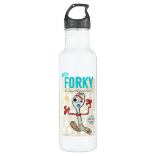 Toy Story 4 Retro Forky Toy Ad Stainless Steel Water Bottle