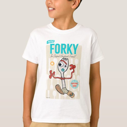 Toy Story 4  Retro Forky Toy Ad T_Shirt