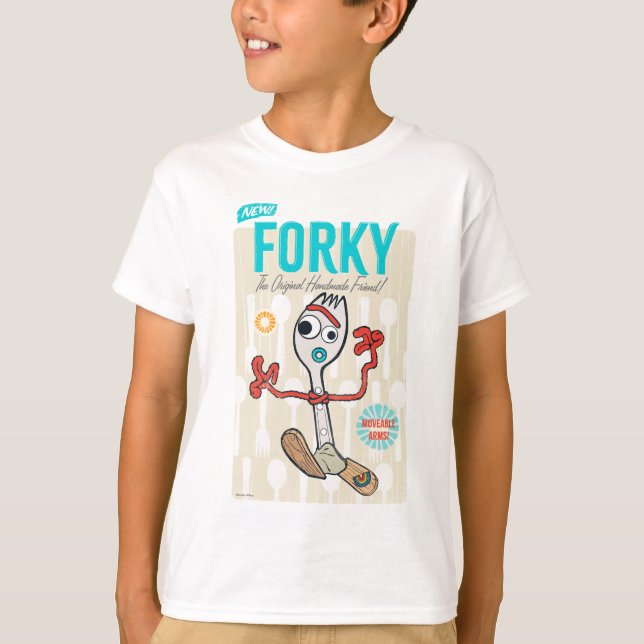 Toy Story 4 | Retro Forky Toy Ad T-Shirt (Front)
