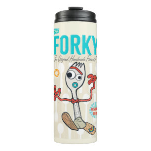 Toy Story 4 Retro Forky Toy Ad Thermal Tumbler