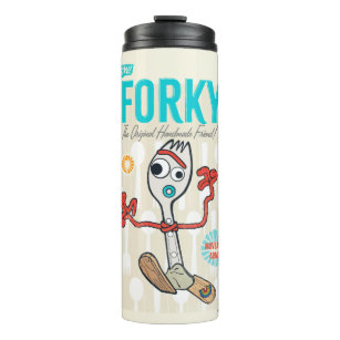 Toy Story 4   Retro Forky Toy Ad Thermal Tumbler