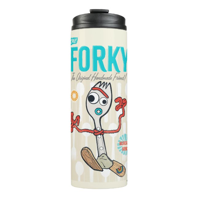 Toy Story 4 | Retro Forky Toy Ad Thermal Tumbler (Front)