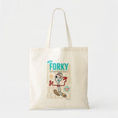 Toy Story 4 | Retro Forky Toy Ad Tote Bag